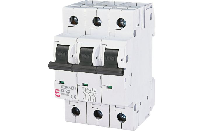 Automatas 3P 25A D 10kA ETIMAT 10 3p D25 - ETI