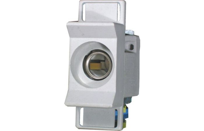 Lizdas saugikliui 1P D02 ant DIN bėgelio D02N-K E18 - ETI