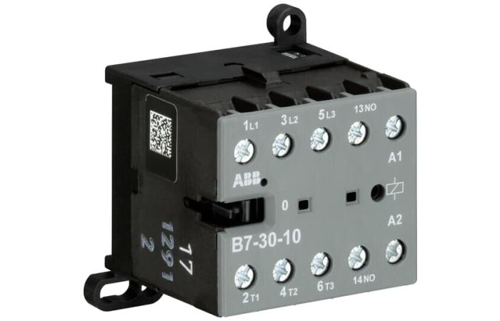Kontaktorius 3P 5.5kW 230V AC 1no B7-30-10 - ABB