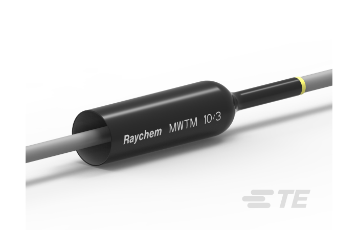 Vamzdelis termosusitraukiantis su klijais 10.0-3.0mm L-1m MWTM-10/3-1000/S(25) - RAYCHEM