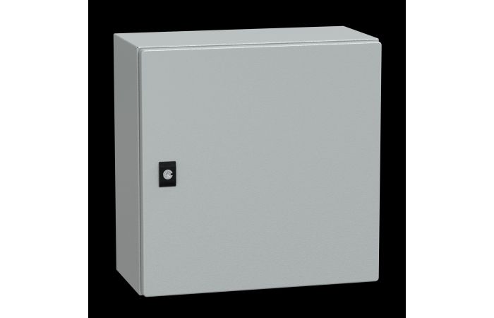 Skydas v/t 400x400x200mm IP66 metalinis su montažine plokšte CRN - SCHNEIDER ELECTRIC