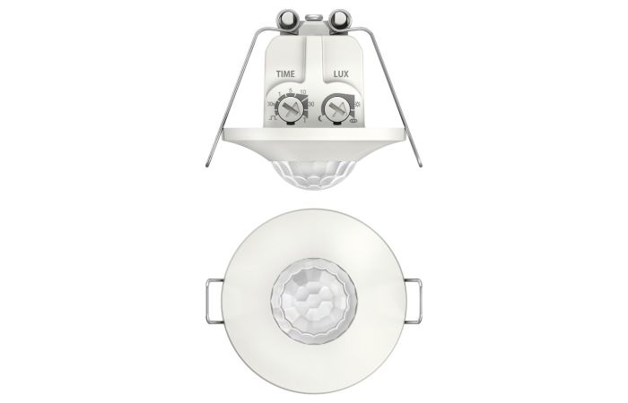 Jutiklis judesio į/l IP21 2-600W LED H-2m D-2m 360 laipsnių baltas thePiccola S360-100 DE - THEBEN