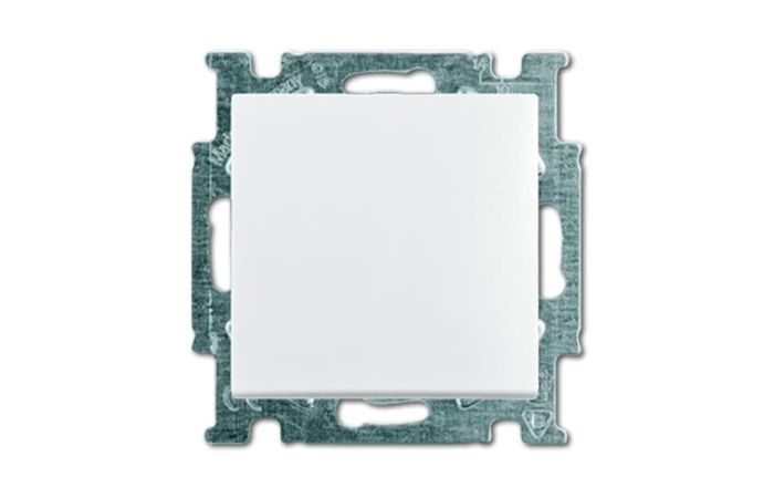 Jungiklis p/t viengubas be rėmelio baltos spalvos 10A 250V 2006/1 UC-94-507 Basic 55 - ABB