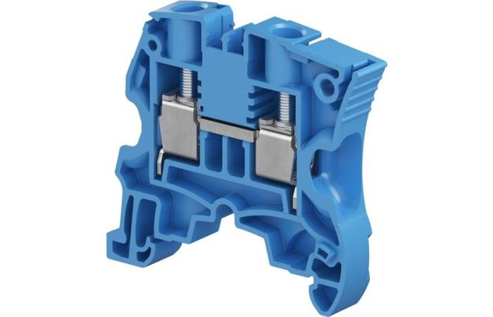 Gnybtas 10mm2/8mm mėlynas ant bėgelio ZS10-BL - ENTRELEC