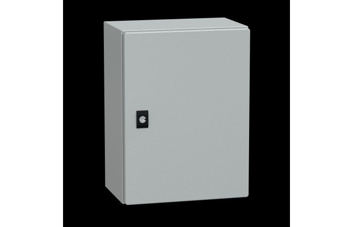 Skydas v/t 400x300x200mm IP66 metalinis su montažine plokšte CRN - SCHNEIDER ELECTRIC