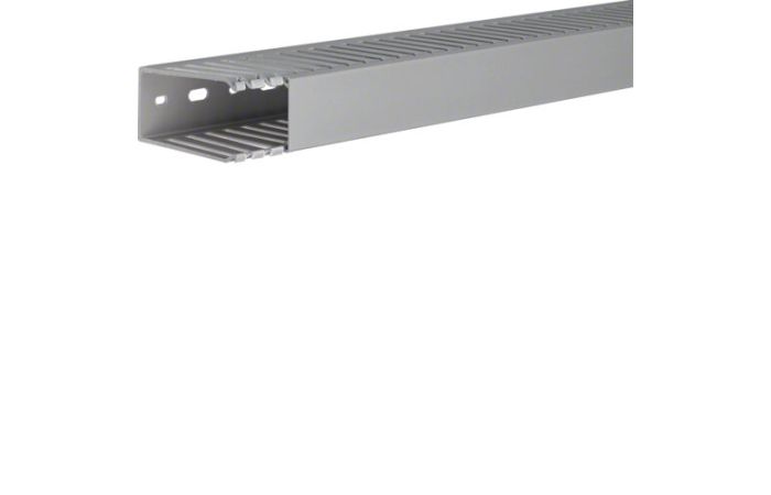Kanalas montažinis 75x37 pilkas [2m] - HAGER
