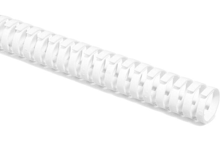 Vamzdis praskiriamas D30mm baltas Duct Flex [0.5m] - HELLERMANN TYTON