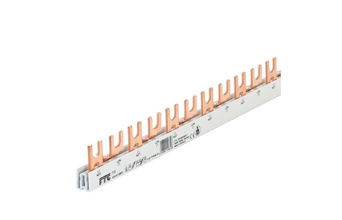 Šyna komutacinė 3P 16mm2 57 modulių šakutė - FTG