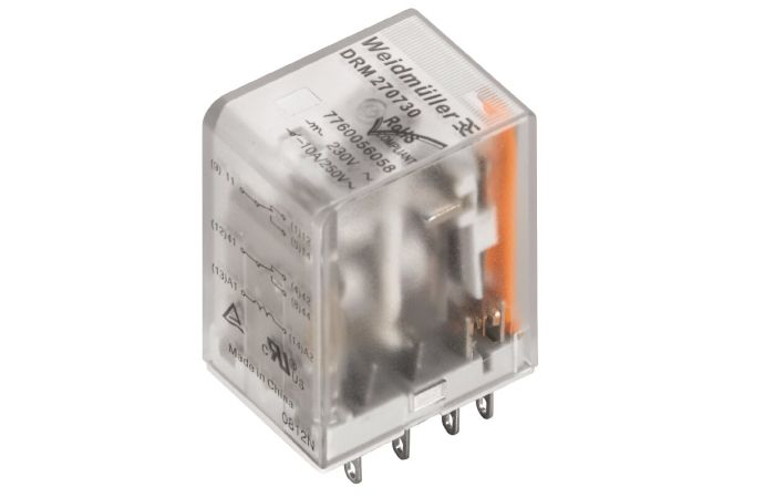 Relė tarpinė 4co 5A 230V AC DRM570730 - WEIDMULLER
