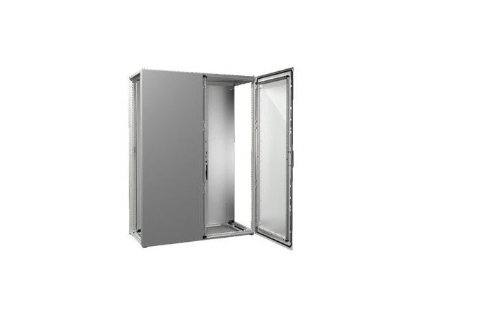 Skydas 1600x1200x500mm su montažine plok&scaron;te dviejų durų IP55 VX - RITTAL