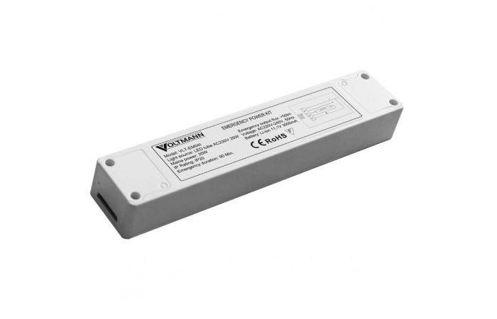 Inverteris LED iki 20W 1val. universalus su vidiniu transformatoriumi VLT-EM04C - VOLTMANN
