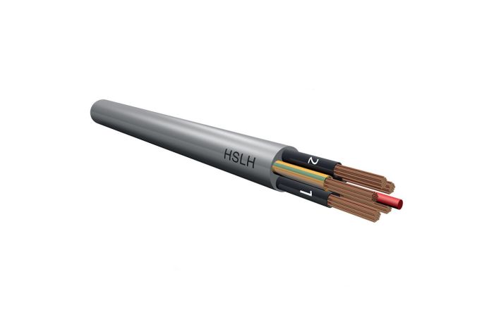 Kabelis lankstus HSLH-OZ 2x1mm2 300/500V Cca klasė [matuojamas] - ELMAT