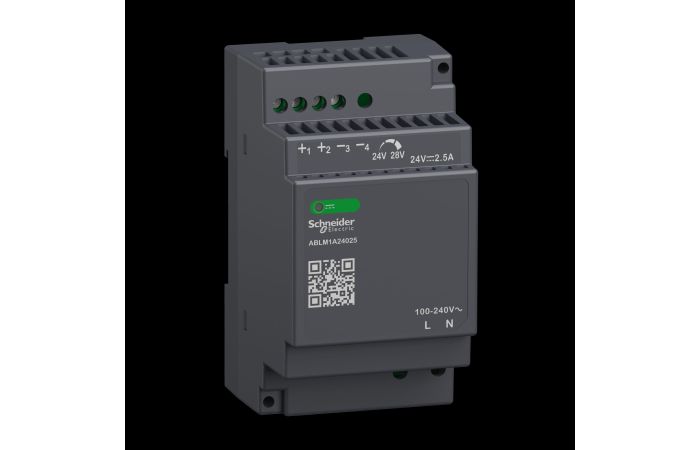 Maitinimo šaltinis 100-240V AC / 24V DC 2.5A 60W modulinis - SCHNEIDER ELECTRIC