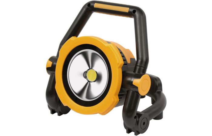 Prožektorius LED nešiojamas 30W IP54 6500K 2600lm įkraunamas 2.5val. 7.4V/10400mAh ML CA 130F - BRENNENSTUHL