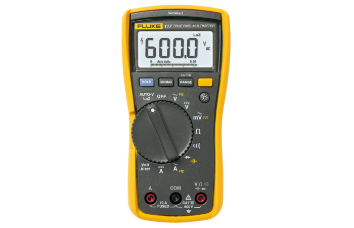 Multimetras skaitmeninis 10A 600V AC/DC CAT III 117 - FLUKE