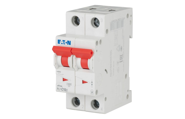 Automatas 2P 10A C 10kA PL7-C10/2 - EATON