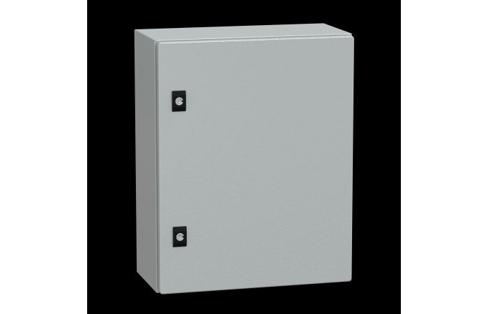 Skydas v/t 500x400x200mm IP66 metalinis su montažine plokšte CRN - SCHNEIDER ELECTRIC