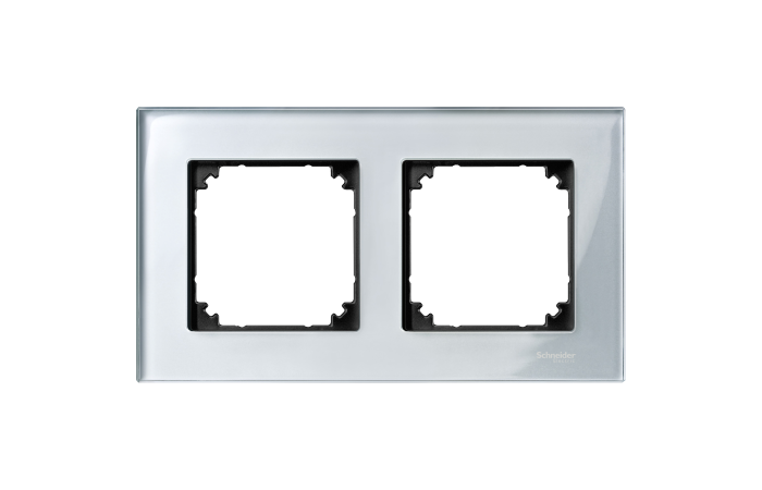 Merten M-elegance glass.Stiklinis remelis.2-vietis., MTN4020-3260, WIRING DEVICES, MERTEN, SYSTEM M COLOURS (T1) - SCHNEIDER ELECTRIC (pavadinimas tikslinamas)