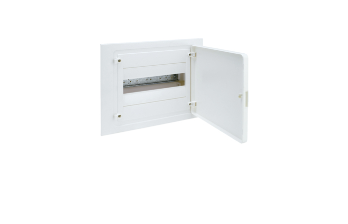 Skydelis p/t 12 modulių IP40 baltos durys - HAGER