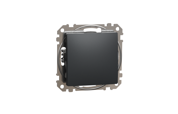 Mygtukas p/t viengubas be rėmelio antracito spalvos 10A 250V SEDNA DESIGN - SCHNEIDER ELECTRIC