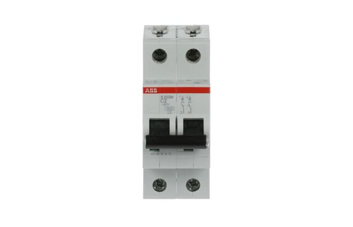 Automatas 2P 2A C 10kA S202M-C02 - ABB