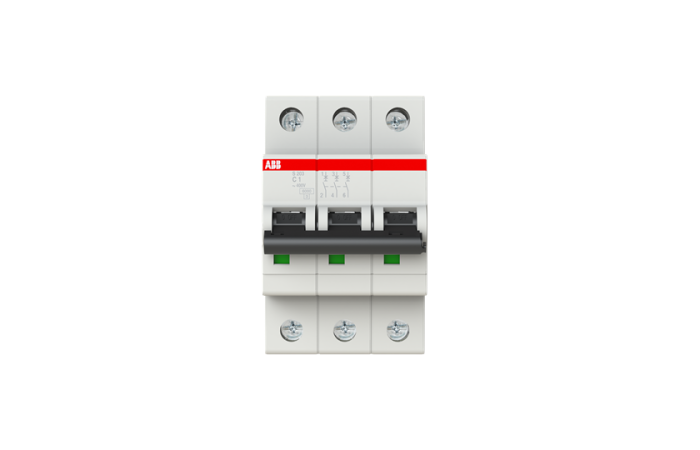 Automatas 3P 1A C 6kA S203-C01 - ABB