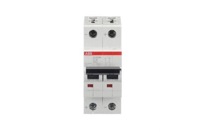 Automatas 2P 4A C 10kA S202M-C04UC - ABB