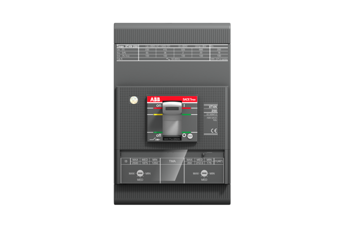 Automatas 3P 250A 36kA XT4N250 TMA 0.7-1 In - ABB