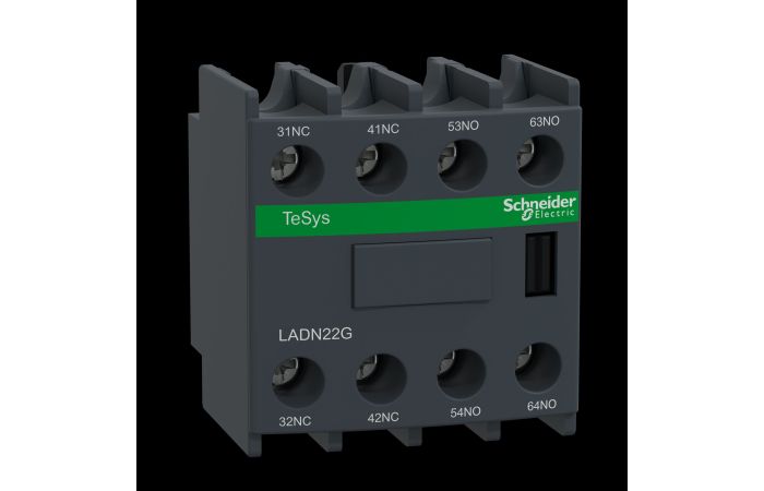 Kontaktas papildomas 2no+2nc ant viršaus [LC1D] LADN TeSys - SCHNEIDER ELECTRIC