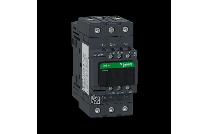 Kontaktorius 3P 22kW 48V DC 1no+1nc LC1D TeSys - SCHNEIDER ELECTRIC