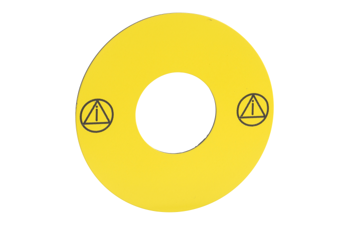 LEGEND DIAM 45MM UNMAR FOR XB6AS, ZB6Y7001, CONTROL & SIGNALLING, PUSH BUTTONS, PILOT LIGHTS & CONTROLS, DIA 16 PLASTIC MODULAR - SCHNEIDER ELECTRIC (pavadinimas tikslinamas)