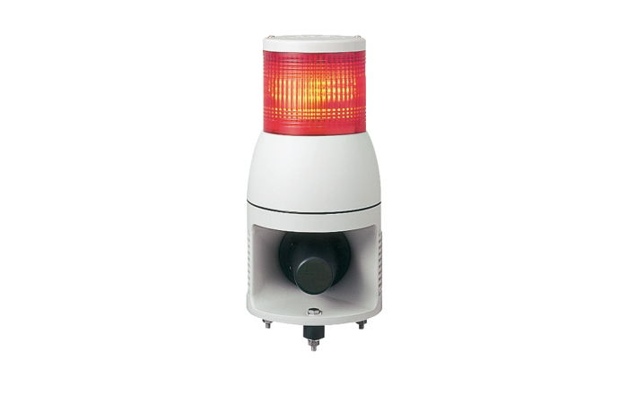 Švyturėlis raudonas LED su sirena 0-102dB 24V DC ir pagrindu XVC Harmony - SCHNEIDER ELECTRIC