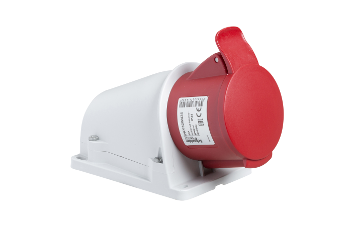 WALL SOCKET PK PRATIKA FAST 16A IP44 380, PKY16W434, INDUSTRIAL SOCKET OUTLETS, PRATIKA LV SOCKETS AND PLUGS, PRATIKA LV - SCHNEIDER ELECTRIC (pavadinimas tikslinamas)