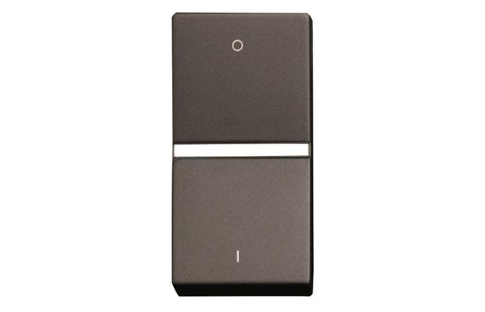 Perjungiklis p/t viengubas antracito spalvos 1 modulio 16A 250V N2102 AN Zenit - ABB