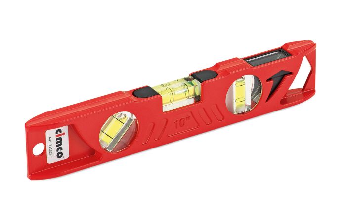 Lygmatis aliumininis 250mm 19x45mm su 2 magnetais, sunkiojo tipo PROFESSIONAL - CIMCO