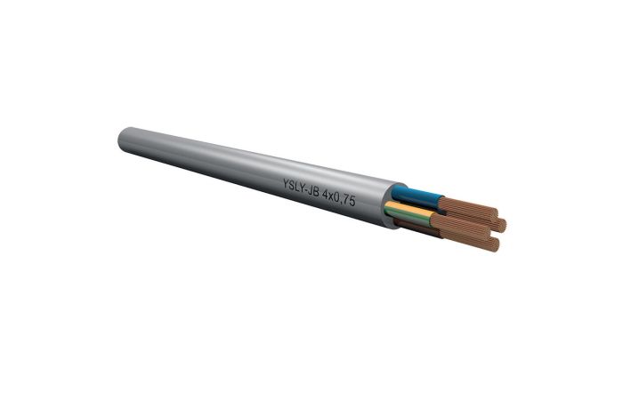 Kabelis lankstus YSLY-JB 4x1.5mm2 300/500V Eca klasė [matuojamas] - ELMAT