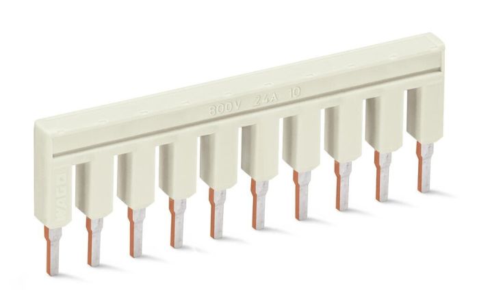 Trumpiklis 10 polių pilkas 2002 serijai - WAGO