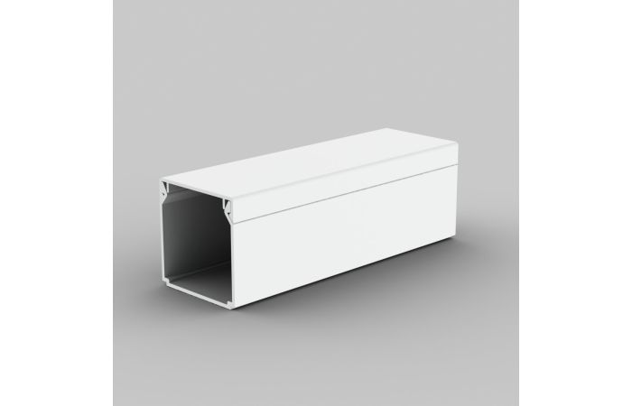 Kanalas 40x40mm su apsaugine plėvele behalogenis antibakterinis baltos spalvos [2m] - KOPOS KOLIN