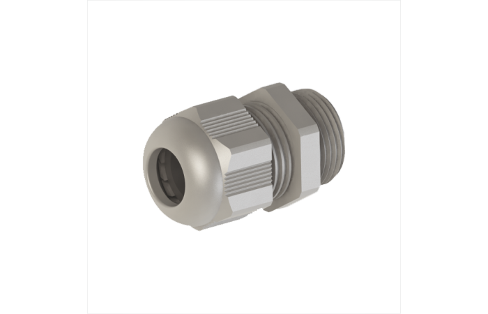 Sandariklis Pg21 [13-18mm] su veržle IP68 pilkas RAL7035 - MOREK