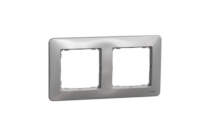 Rėmelis dvigubas IP20 aliuminio spalvos SEDNA DESIGN - SCHNEIDER ELECTRIC