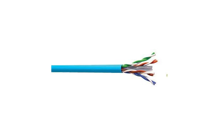 Kabelis kompiuterinis UTP 4x2x0.5 Kat.6 PVC RAL5024 mėlynas MC TKH [Ritė po 305m] - MMC