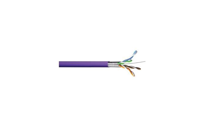 Kabelis kompiuterinis FTP 4x2xAWG23 Kat.6A LSZH 525 MHz RAL4001 TKH [matuojamas] - MMC