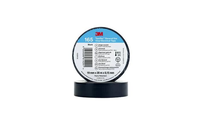 Izoliacija 19mmx20m juoda nuo 0C iki 90C Temflex 165 - 3M