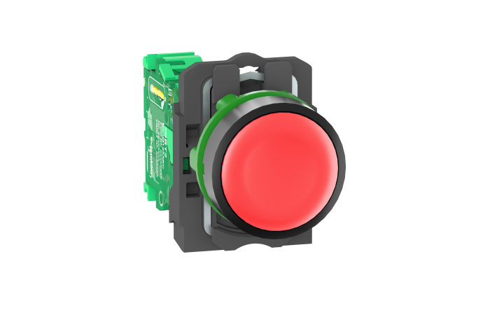 Mygtukas be fiksacijos 22mm raudonas su siųstuvu IP66 XB5R Harmony - SCHNEIDER ELECTRIC