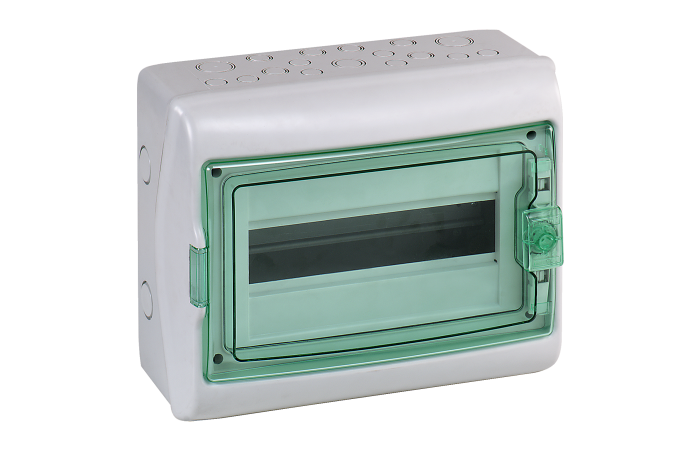 Skydelis v/t 18 (1x18) modulių IP65 su PE/N gnybtais skaidrios durys Mureva - SCHNEIDER ELECTRIC