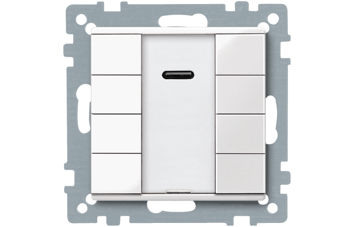 KNX. Mygtukas su IR imtuvu.Potink.montav.8 funkc.ra, MTN617519, BUILDING CONTROL PRODUCTS, KNX, MERTEN - SCHNEIDER ELECTRIC (pavadinimas tikslinamas)