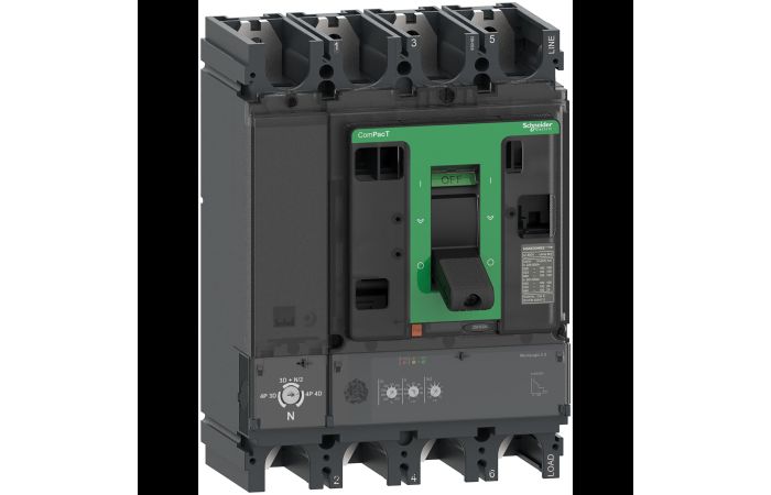 NSX630F 36kA AC 4P4D 630A 2.3, C63F42D630, LV POWER CIRCUIT BREAKERS AND SWITCHES, MCCB OPTIMUM OFFER, COMPACT NSX - SCHNEIDER ELECTRIC (pavadinimas tikslinamas)