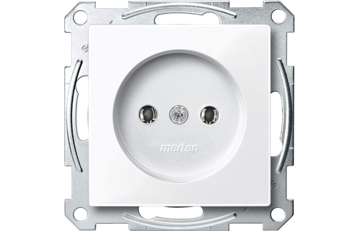 Sock.out. wo. earth.con.+ST TPb aw SysM, MTN2001-0325, WIRING DEVICES, MERTEN, WD RANGES FLUSH, WHITE AND PW (T0) - SCHNEIDER ELECTRIC (pavadinimas tikslinamas)