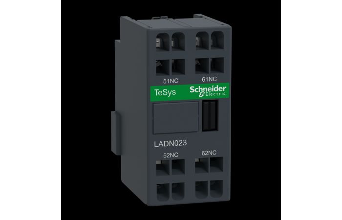 Kontaktas papildomas 2nc ant viršaus [LC1D] užspaudžiami kontaktai LADN TeSys - SCHNEIDER ELECTRIC