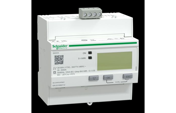 TRIPHASE KWH METER ROG KI MODBUS, A9MEM3555, POWER MONITORING, POWER MONITORING PRODUCTS, ENERGY METERS - SCHNEIDER ELECTRIC (pavadinimas tikslinamas)